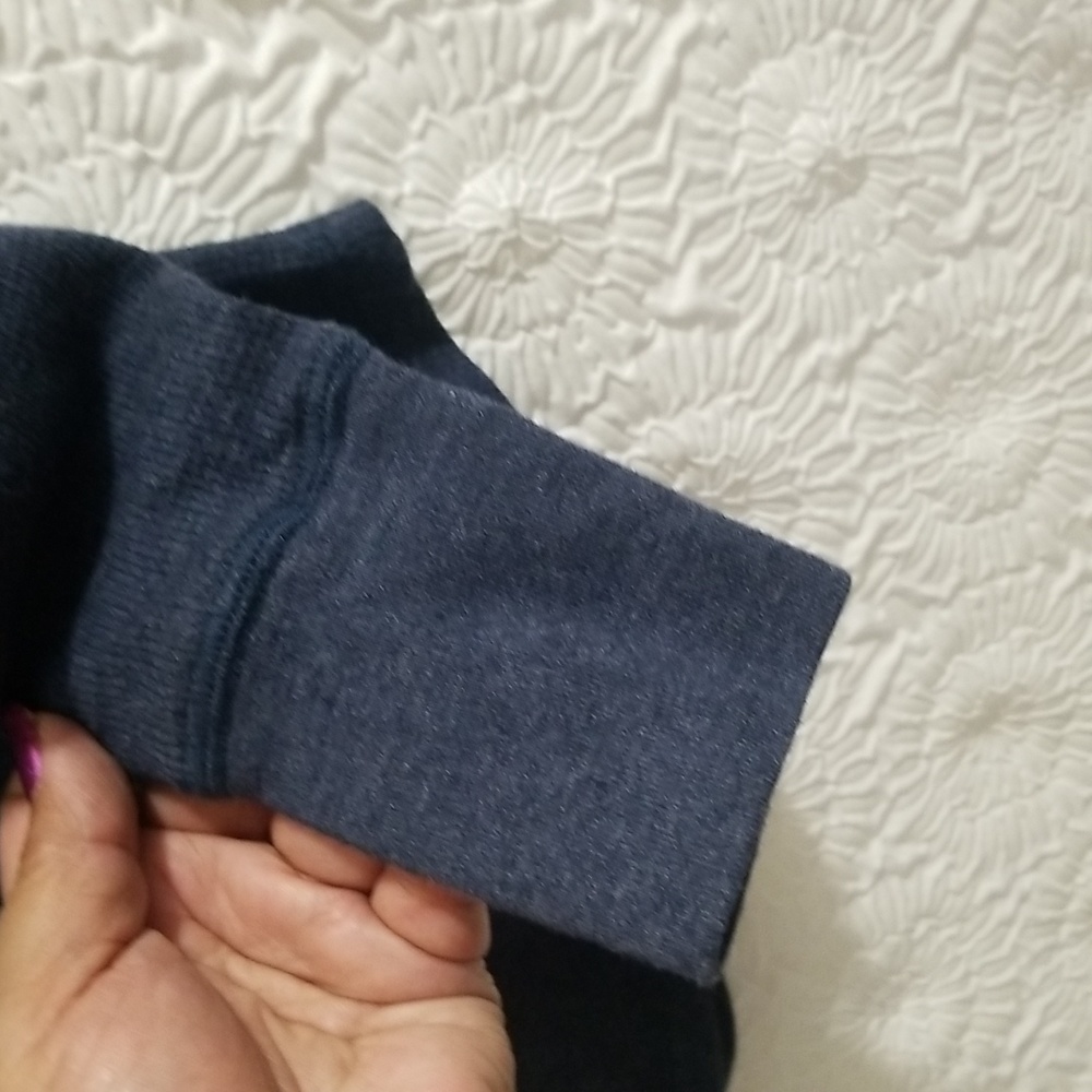 Harley Davidson L/S Blue and Metallic Top Sz Small - Picture 4 of 7